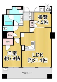 兵庫県西宮市高松町【マンション】の間取り
