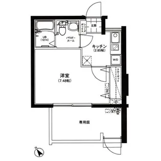 サウンドおしあげ【1階】の間取り