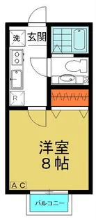 プティエタン 202号室【2階】の間取り
