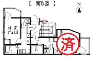 エスフラット江戸川II【3階】の間取り