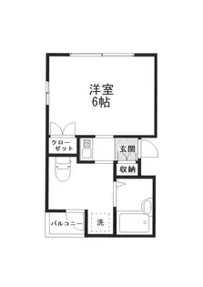 荒川ビル【4階】の間取り