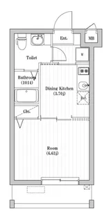 アーバンパーク六町【3階】の間取り