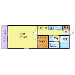 アリュール【1階】の間取り