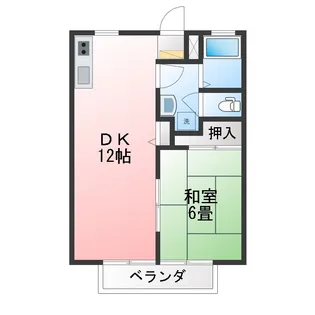 アビーロードU【1階】の間取り