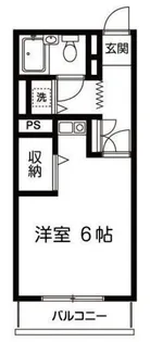 カメリアA【1階】の間取り