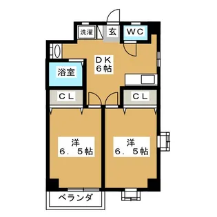 エスポワール本町【4階】の間取り