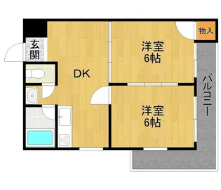 谷田稲野西マンション【3階】の間取り