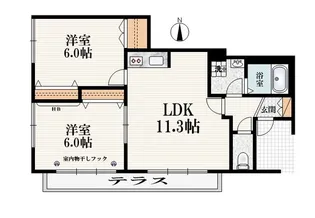 メゾンU【1階】の間取り