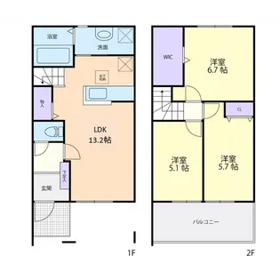 Sakura Palace Dの間取り