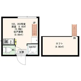 モアナテラス【1階】の間取り