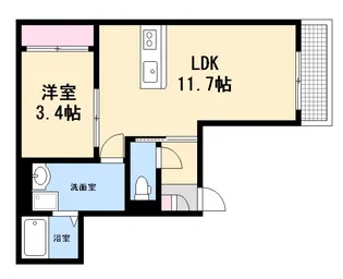 Regalest Felice【1階】の間取り