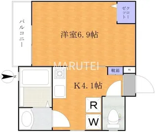 エルベ【2階】の間取り