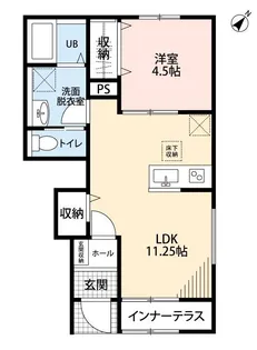 リーブルファイン和戸駅【1階】の間取り