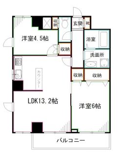 ライオンズマンション方南町駅前【2階】の間取り
