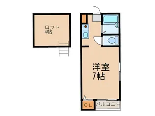 ブランメゾン横手【2階】の間取り