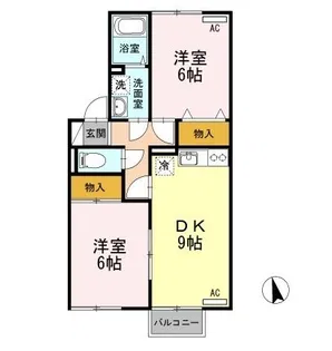 ベルウッド A【2階】の間取り