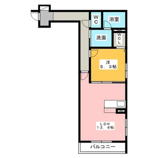 コンフォートS覚王山【2階】の間取り