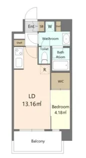 Alivis六本松【5階】の間取り