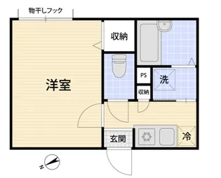プライム朝日町【1階】の間取り