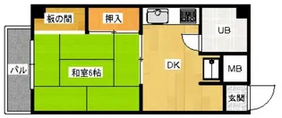 河村レジデンス【3階】の間取り