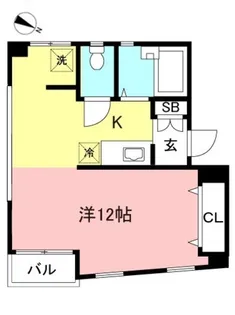 グランエスト神谷【6階】の間取り