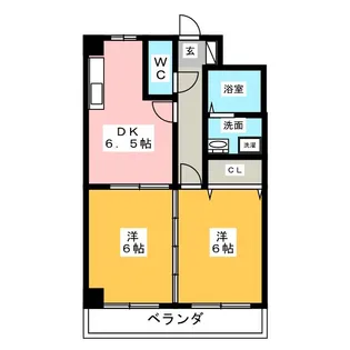 第3タジックビル【5階】の間取り