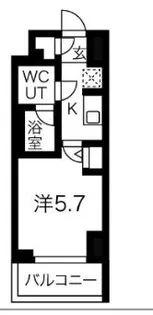 クラリッサ横浜シエル【6階】の間取り