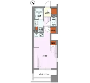 ザ・パークハウス新宿御苑西【4階】の間取り