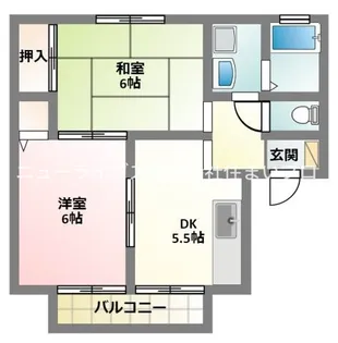 インヴィレッジA棟【1階】の間取り