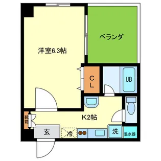 B-RISE新町【3階】の間取り