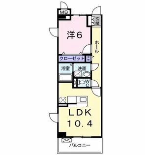 グラン・アビタシオン【5階】の間取り