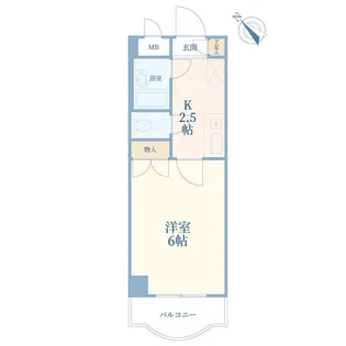 ヴィ・ドゥ・ファミーユ【1階】の間取り