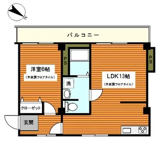 白根第二マンション【5階】の間取り