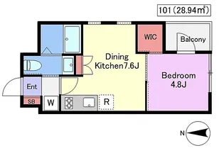 AVENIR DAIZAWA【1階】の間取り