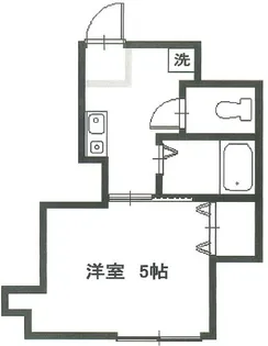 第7Z西村ビル【4階】の間取り