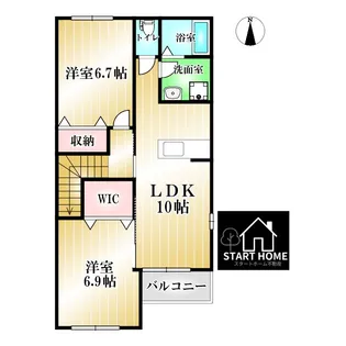 ラウレア【2階】の間取り