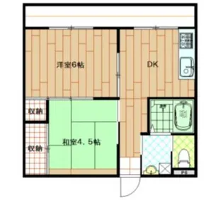 セントラルコーポ【5階】の間取り