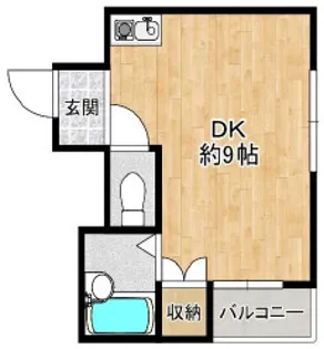 コートAU【1階】の間取り