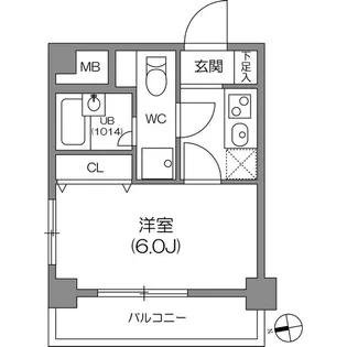 ガーラプレイス八幡山弐番館【3階】の間取り