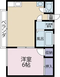 ジュネス諏訪【1階】の間取り