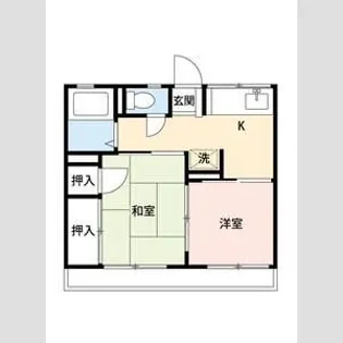 パミールC【1階】の間取り