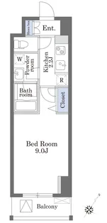 マストライフ飯田橋【4階】の間取り