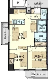 ガーデンロッジIV【2階】の間取り