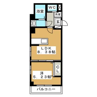 ATLAS PROUD【4階】の間取り