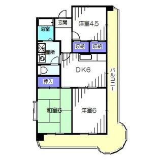 メゾンプレミール【7階】の間取り