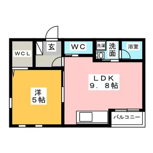 Favore 桜山【3階】の間取り