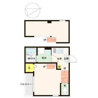 La Venus(ラヴィーナス)【2階】の間取り