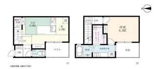 プレミアムアイランド境原の間取り