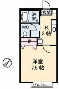 ディアスU【1階】の間取り