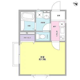 ラ ルーチェ【1階】の間取り